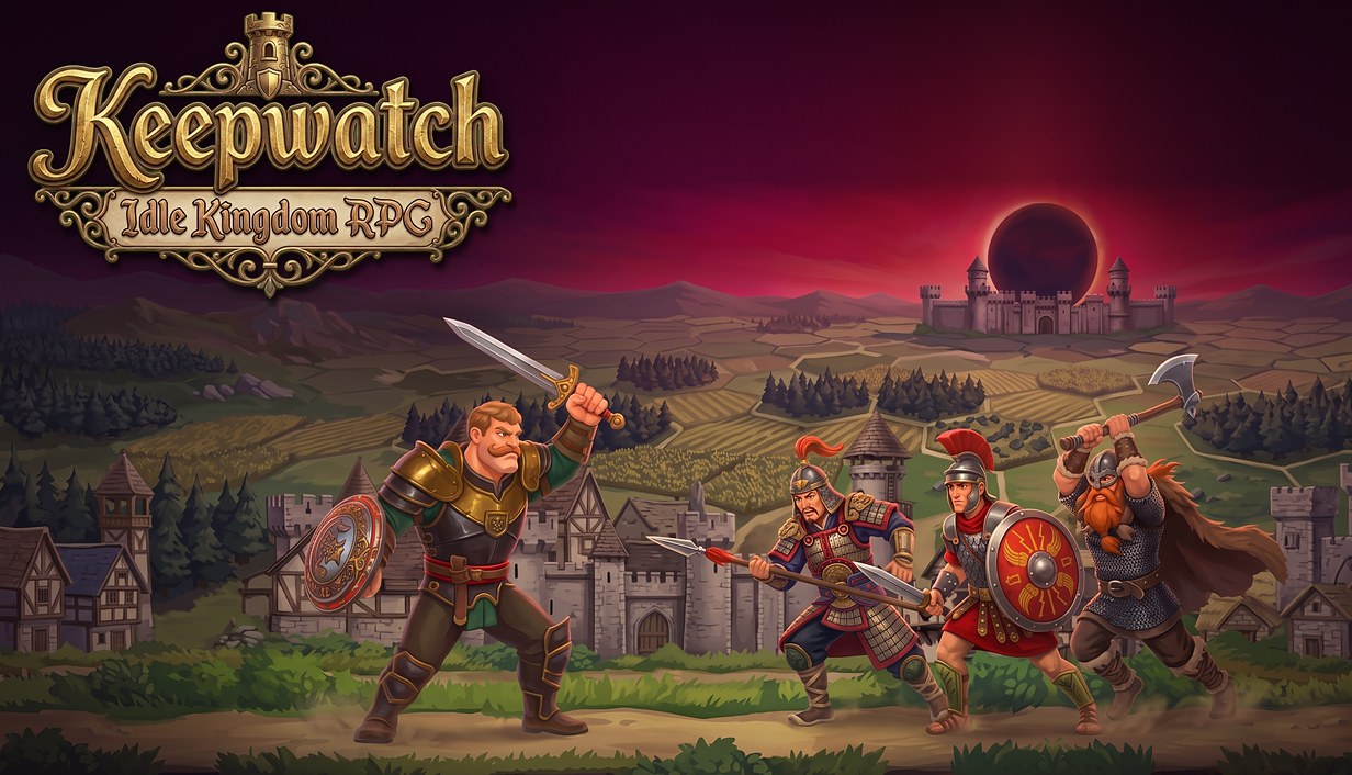Main Steam capsule: logo top left, the hero fighting a Viking and a Roman.