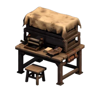Table with rolling jig