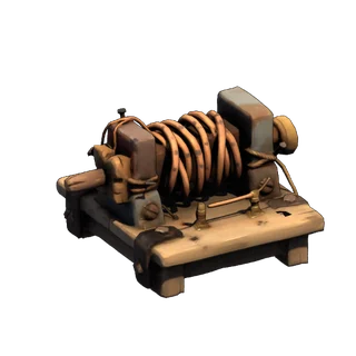 Handmade coil bench