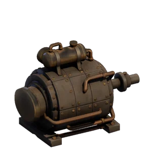 Water-jacketed steam-cooled dynamo