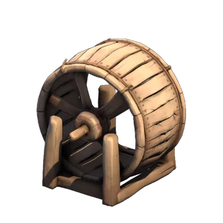 Barrel-stave wheel