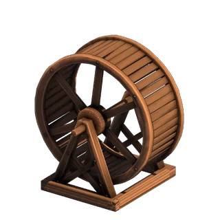 Open slatted wheel