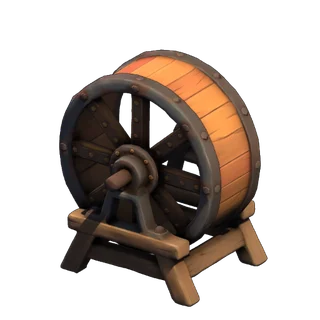 Iron-hooped wheel