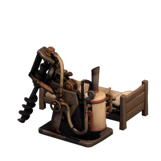Steam drill