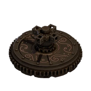 Brass-plated gear stone